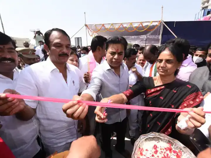Telangana: Minister KTR Inaugurates LB Nagar Underpass In Hyderabad