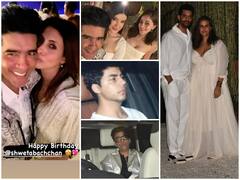 Photos: Karan Johar, Sidharth Malhotra Starkids- Aryan Khan, Ananya, Shanaya & Others At Shweta Bachchan’s Grand Birthday Bash