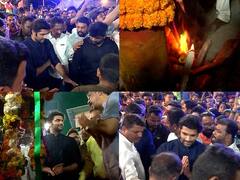 PHOTO : आदित्य ठाकरेंच्या मतदारसंघात अमित ठाकरेंकडून होलिकादहन