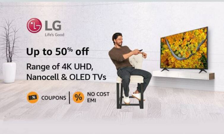 LG TV On Amazon Offer LG Smart TV LG 55 inch Smart TV Best 43 inch Smart 55 Inch Ultra HD TV होली में घर लायें ये LG 55 Inch Ultra HD TV, मिल रहा है सबसे कम कीमत पर