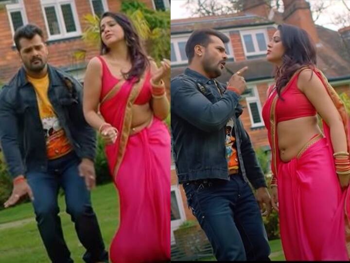 Khesari Lal Yadav Bhojpuri Holi Special Song Viral on Social Media Actor romances with Sehar Afsa होली पर खेसारी लाल यादव का भोजपुरी गाना हुआ वायरल, वीडियो में जमकर लगाया रोमांस का तड़का