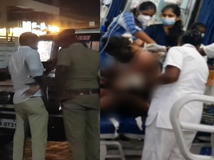 chengalpattu suicide attempt at government hospital chengalpattu செங்கல்பட்டு:  பேச மறுத்த காதலி...! மருத்துவமனை வளாகத்தில் தீக்குளித்து தற்கொலை முயற்சி செய்த போதை ஆசாமி!