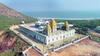 Scenic View of TTD Temple in Rushikonda: వెంకటేశుని ఆలయ ప్రారంభోత్సవానికి సర్వం సిద్ధం | ABP Desam