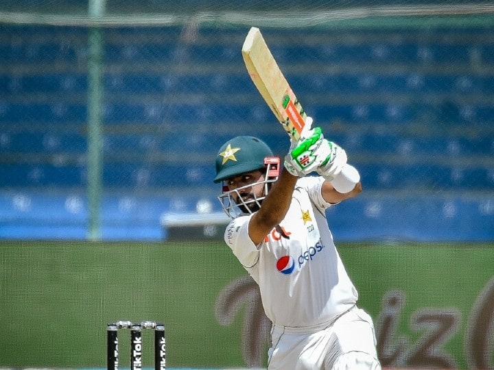 Babar Azam breaks record of fourth inning highest score Captain in Aus vs PAK Karachi Test बाबर आजम ने तोड़ा 27 साल पुराना रिकॉर्ड, टेस्ट की चौथी पारी में सबसे बड़ा स्कोर बनाने वाले कप्तान बने