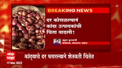 Onion Prices : दहा दिवसांत कांद्याचे दर 14 रुपयांनी कोसळले, शेतकरी चिंतेत ABP Majha