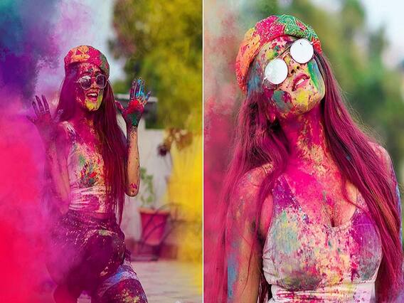 Gima Ashi: ஹோலியை கலர்ஃபுல்லாக ஆக்கிய ஜிமா ஆஷிவின் புகைப்படங்கள்..! Gima Ashi: ஹோலியை கலர்ஃபுல்லாக ஆக்கிய ஜிமா ஆஷிவின் புகைப்படங்கள்..!