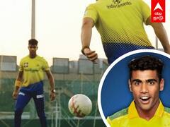 பேட்டிங் பிடிக்க வந்த ஹங்கரேகர்.. ஃபுட்பால் விளையாட சொன்ன தோனி!