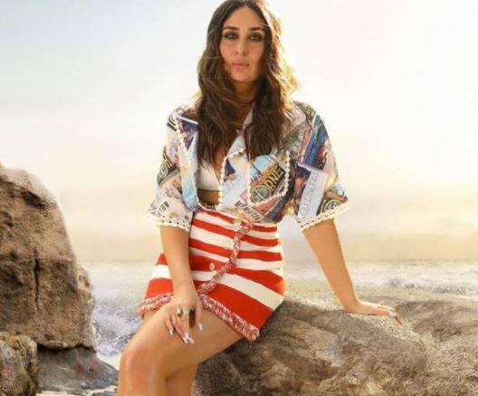 Kareena Kapoor was seen having fun at sea with her sister Karisma, photo shared in Monokini ਭੈਣ ਕਰਿਸ਼ਮਾ ਨਾਲ ਸਮੁੰਦਰ 'ਚ ਮਸਤੀ ਕਰਦੀ ਨਜ਼ਰ ਆਈ ਕਰੀਨਾ ਕਪੂਰ, ਮੋਨੋਕਿਨੀ 'ਚ ਸ਼ੇਅਰ ਕੀਤੀ ਤਸਵੀਰ