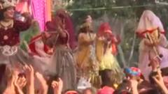 Holi 2022 : श्री कृष्ण जन्मभूमि पर ऐसी भव्य होली आज तक किसी ने नहीं देखी, देखें वीडियो -