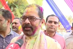 Mukhtar Abbas Naqvi wishes one and all on Shab e Barat, Holi | ABP News