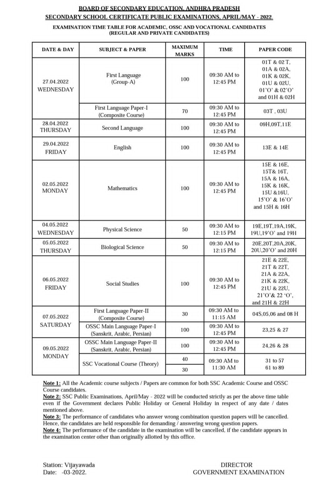 AP SSC Exams : పదో తరగతి, ఇంటర్ పరీక్షల కొత్త షెడ్యూల్ విడుదల, తేదీలివే ?