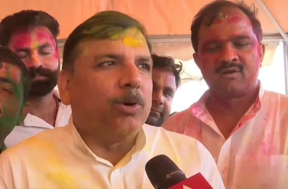 Aam Aadmi Party's Sanjay Singh expresses happiness over party's BIG win in Punjab, extends Holi wishes