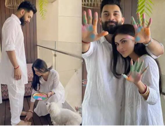 Mouni Roy ਨੇ ਵਿਆਹ ਮਗਰੋਂ ਇੰਝ ਮਨਾਈ ਆਪਣੀ ਪਹਿਲੀ ਹੋਲੀ