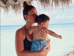 करीना कपूर ने जेह के साथ रेत से खेली होली, शेयर की ये क्यूट तस्वीर