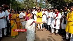 Shantiniketan Holi 2022 : আবিরে রাঙা শান্তিনিকেতন। Dol Purnima 2022