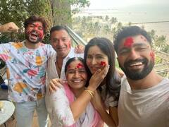 कटरीना कैफ ने सास ससुर के साथ सेलिब्रेट की शादी के बाद पहली होली, फोटो में दिखी पूरी फैमिली