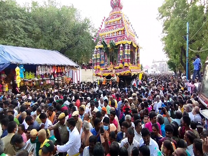 பழனி : பங்குனி உத்திர திருவிழாவையொட்டி திருத்தேரோட்டம்.. குவிந்த பக்தர்கள்..