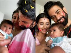 शादी में अनबन की खबरों के बीच साथ नजर आए राजीव सेन और चारू असोपा, बेटी के साथ सेलिब्रेट की होली