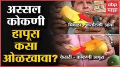 Mango : कर्नाटकी आणि अस्सल हापूस आंबा कसा ओळखावा? ABP Majha