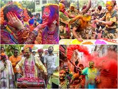 Holi 2022: Celebrations Return With Traditional Fervour After Two Years Of Muted Festivities — SEE PICS