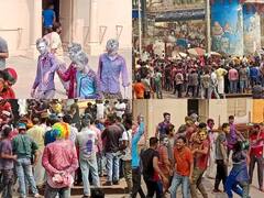 Varanasi  Holi 2022: वाराणसी के दशाश्वमेध घाट पर होली की धूम, देखिए ये खास तस्वीरें