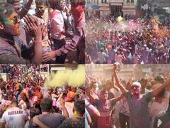 Rajasthan Holi 2022: उदयपुर में होली के रंग में सराबोर हुए लोग, देखिए जश्न की शानदार तस्वीरें