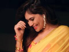 Bigboss fame sherin : மங்காத சூரிய ஒளியாய் மஞ்சள் உடையில் பிரகாசித்த ஷெரின்... அப்பப்பா! அப்படி ஒரு அழகு!