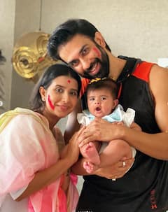 शादी में अनबन की खबरों के बीच साथ नजर आए राजीव सेन और चारू असोपा, बेटी के साथ सेलिब्रेट की होली