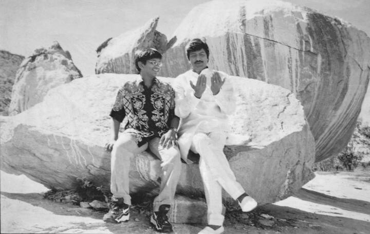 మంచు మనోజ్తో మోహన్ బాబు - Image Credit: Mohan Babu/Twitter