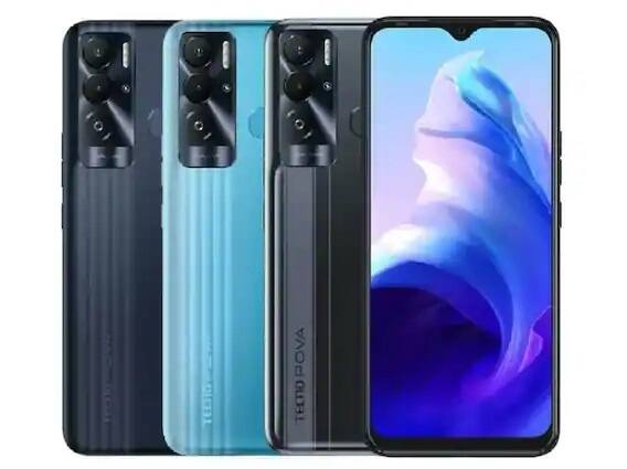 Tecno POVA Neo: આ સ્માર્ટફોનમાં 6 જીબીની રેમની સાથે 128 જીબીની ઇન્ટરનલ મેમરી આપવામાં આવી છે. આમાં 6.8 ઇંચની ડિસ્પ્લે છે. આમાં 13 મેગાપિક્સલનો રિયર કેમેરા સેટઅપ આપવામાં આવ્યો છે. ફોનને પાવર આપવા માટે 6000mAhની બેટરી આપવામાં આવી છે. અમેઝોન પર આની કિંમત 12999 રૂપિયા છે.