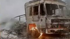 Truck carrying matchboxes in Visakhapatnam catches fire, no casualties