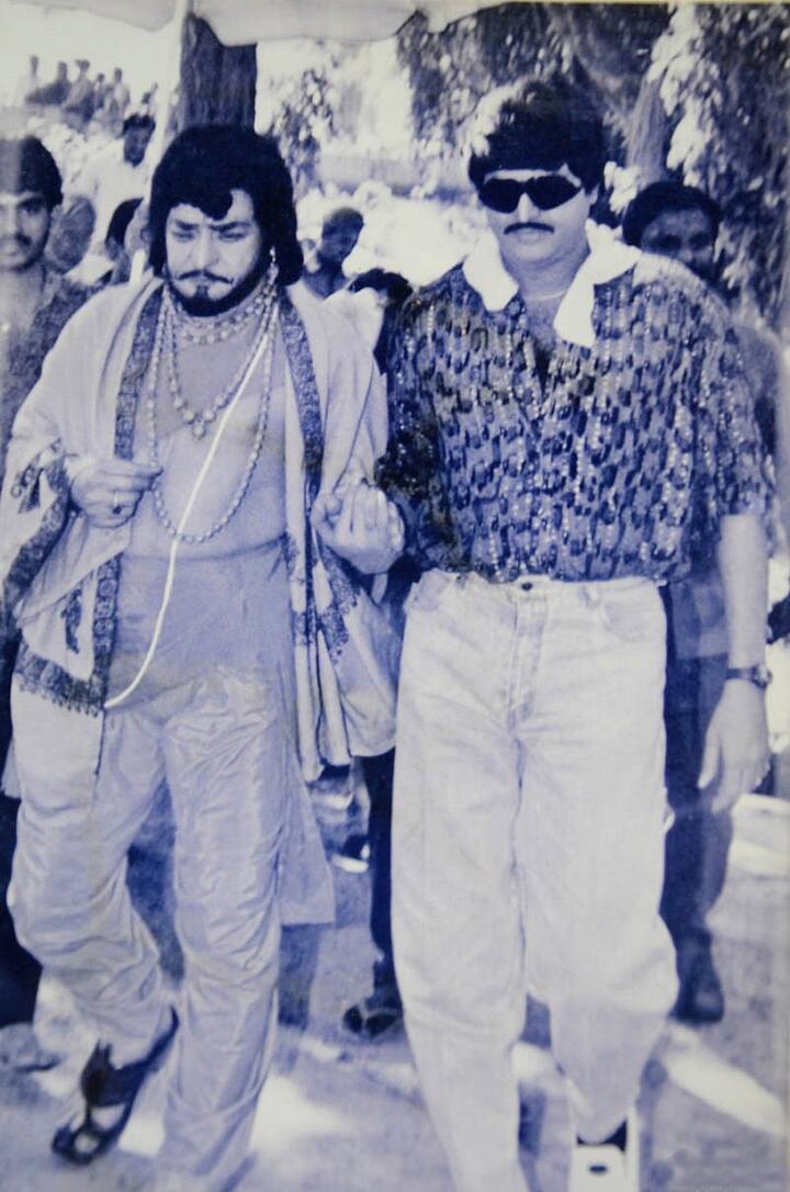 ఎన్టీఆర్తో కలిసి అడుగులు.. - Image Credit: Mohan Babu/Twitter