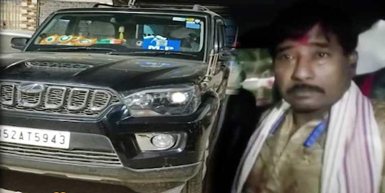 Nadia: Car of BJP MP Jagannath Sarkar allegedly attacked in Haringhata Nadia: হরিণঘাটায় বিজেপি সাংসদের গাড়ি লক্ষ্য করে বোমাবাজির অভিযোগ