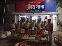 Sehore News: होली के दिन सख्त रही पुलिस की नजर, इन 8 ढाबों पर छापेमारी कर लाखों की अवैध शराब जब्त