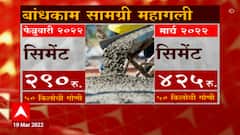 Building Raw Material: बांधकाम सामग्री महागली, कसे दर वाढले? ABP Majha