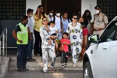 बच्चों के साथ हॉलीडे मनाकर मालदीव से लौटीं करीना कपूर, कैमरों को हैरत भरी नजरों से देखते रहे नन्हें जेह