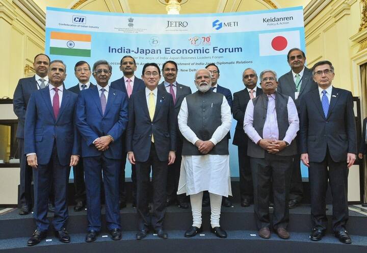 14th Annual Indo-Japan Summit  Japan Will Invest 3.2 Lakh Cr in India: PM Modi After Talks With Japan PM Kishida 14મું ભારત-જાપાન વાર્ષિક શિખર સંમેલન યોજાયું, જાપાન ભારતમાં 3.2 લાખ કરોડનું રોકાણ કરશે