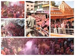 Holi 2022: महिला समूह ने सीहोर की होली को बनाया खास, पलाश के फूलों से तैयार रंग और गुलाल की हुई बारिश