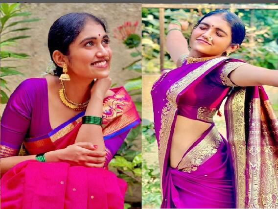 रिंकूचा साडीमधील लुक एक नंबर