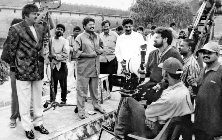 యమజాతకుడు సినిమా సెట్లో..