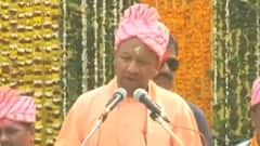 Gorakhpur: UP CM-designate Yogi Adityanath participates in RSS' Shobha Yatra | ABP News