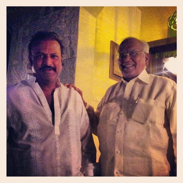 అక్కినేని నాగేశ్వరరావుతో.. - Image Credit: Mohan Babu/Twitter