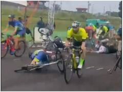 ऐसी रेस जिंदगी में नहीं देखी होगी! साइकिल रेस शुरू होते ही देखने को मिला ऐसा अजीब नजारा