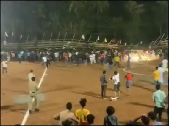 धक्कादायक! हजारो लोक पाहत होते लाईव्ह सामना, अचानक स्टेडिअमची गॅलरी कोसळली, 200 जखमी धक्कादायक! हजारो लोक पाहत होते लाईव्ह सामना, अचानक स्टेडिअमची गॅलरी कोसळली, 200 जखमी