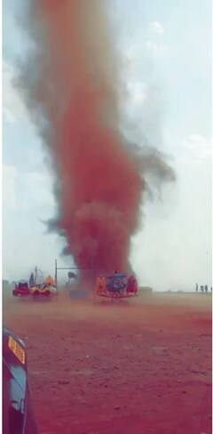 PHOTO : पाचगणीच्या टेबल लॅन्डवर भयंकर वावटळ; पाहून भीती वाटेल, व्हिडीओ व्हायरल