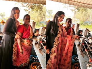 Mani megalai Insta pics : மணிமேகலைக்கு வாய் மட்டும் வேலை செய்யுது... வேடிக்கை பார்த்த டீக்கடை அம்மா... உருவான ஸ்பெஷல் டீ!