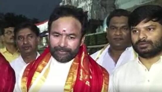Central Minister Kishanreddy Visits Tirumala: తిరుమల శ్రీవారిని దర్శించుకున్న కేంద్రమంత్రి కిషన్ రెడ్డి| ABP Desam