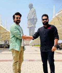 स्टैच्यू ऑफ यूनिटी से शुरू हुआ RRR का प्रमोशन, राम चरण और जूनियर एनटीआर संग नहीं दिखीं आलिया भट्ट