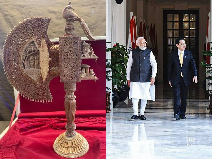 India Japan Annual Summit PM Modi gifted Krishna Pankhi to his Japanese counterpart India-Japan Annual Summit: पीएम मोदी ने भारत आए जापानी पीएम को गिफ्ट की 'कृष्ण पंखी', जानें क्या है इसकी खासियत