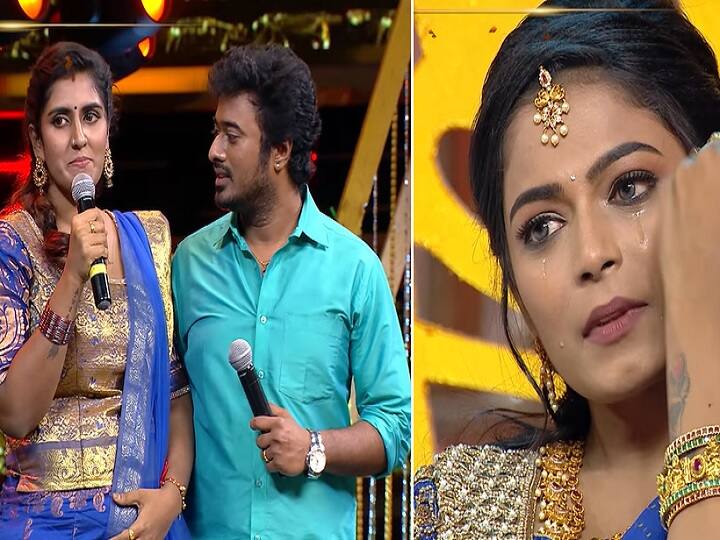 KPY Naveen  wife Crying in Vijay Tv Goes Viral On Social Media குழந்தை பிறக்காதுன்னு சாபம் விட்டாங்க! உடைந்த அழுத கேபிஒய் நவீன் மனைவி..!